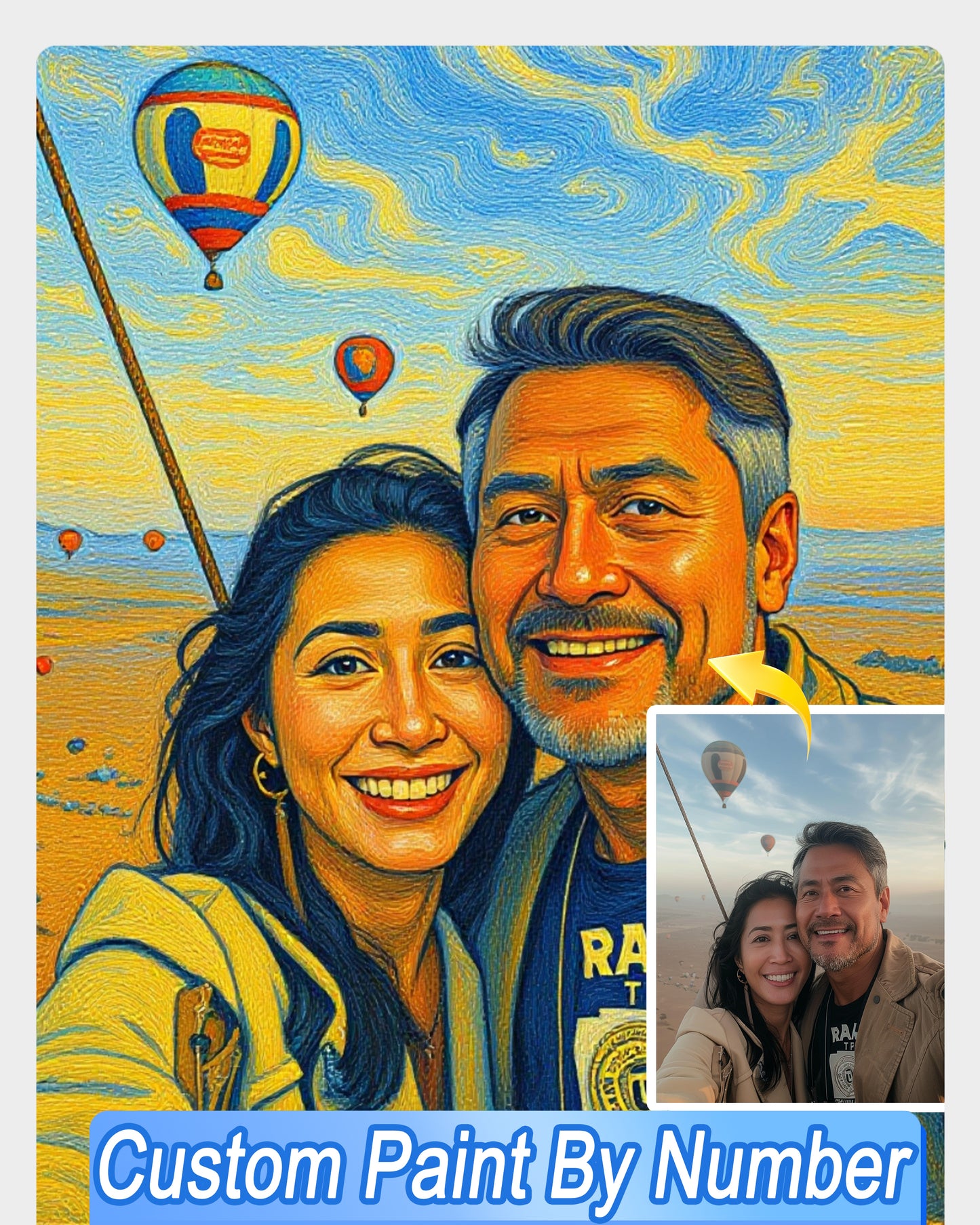 AI Monet Style Art From Your Photo - Custom Paint by Numbers