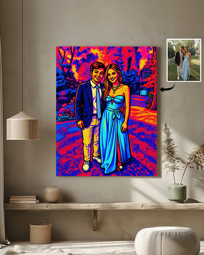 AI Graffiti Style Art From Your Photo - Custom Paint by Numbers