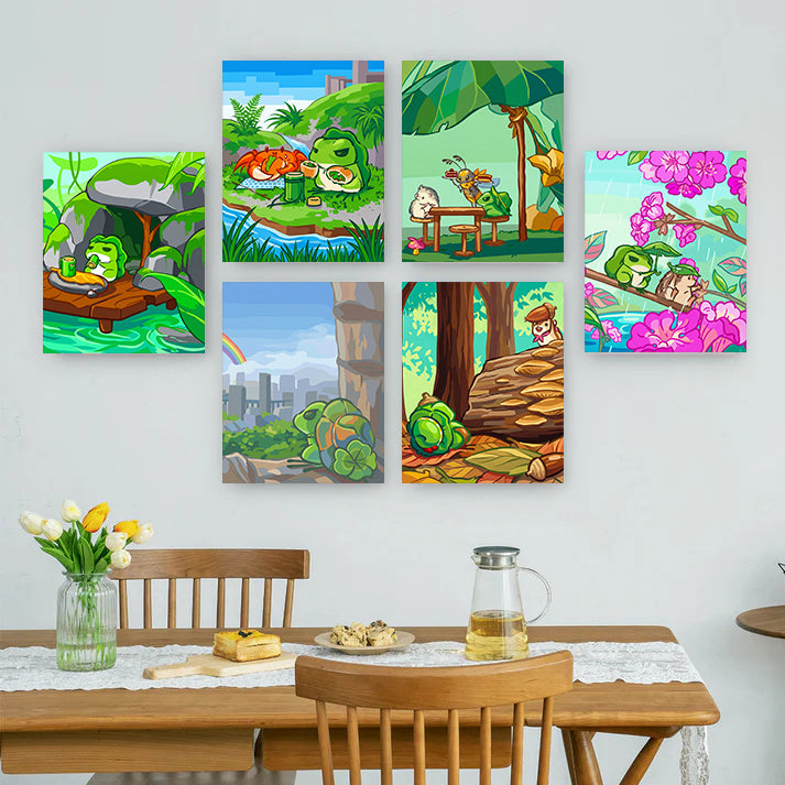 6 Mini PBN -Froggy’s Tiny Wanderlust