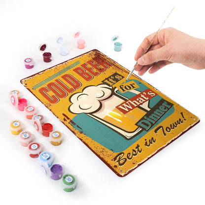 First Choice for Dinner - Metal Tin Sign Paint