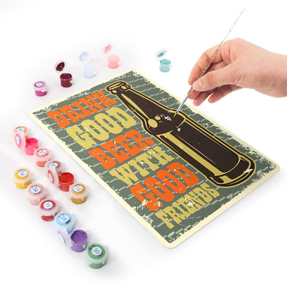 Good Beer - Metal Tin Sign Paint