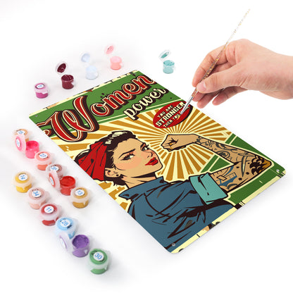 Stronger - Metal Tin Sign Paint