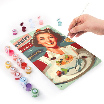 A Day of Vitality - Metal Tin Sign Paint