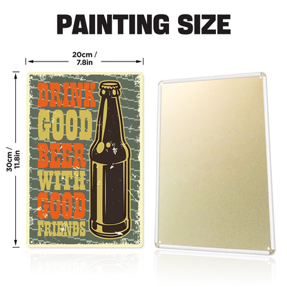 Good Beer - Metal Tin Sign Paint