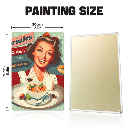 A Day of Vitality - Metal Tin Sign Paint