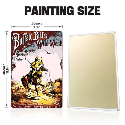 Brave Knight - Metal Tin Sign Paint