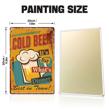 First Choice for Dinner - Metal Tin Sign Paint