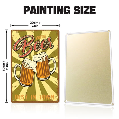 Best Beer - Metal Tin Sign Paint