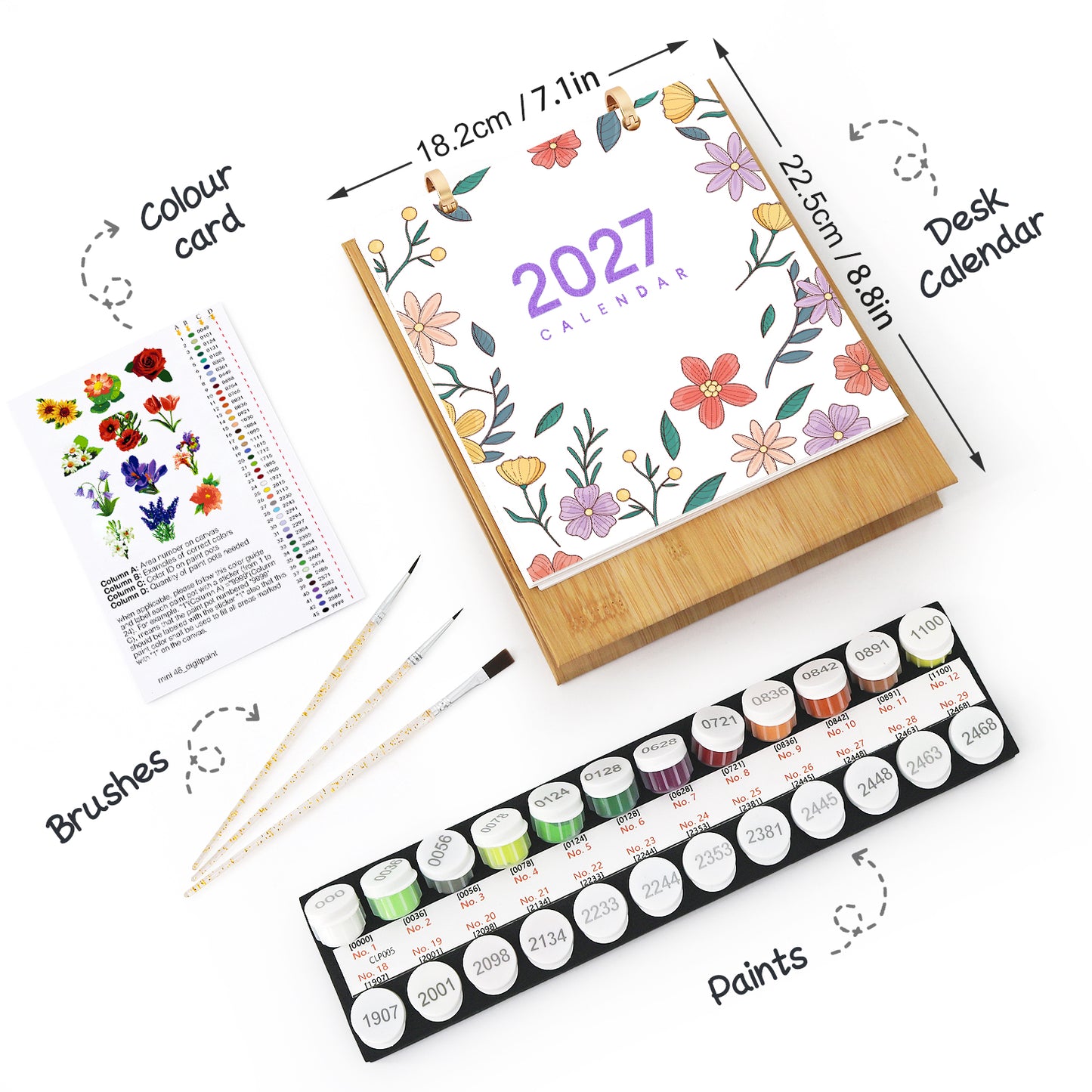 2027Flower Series-Calendar