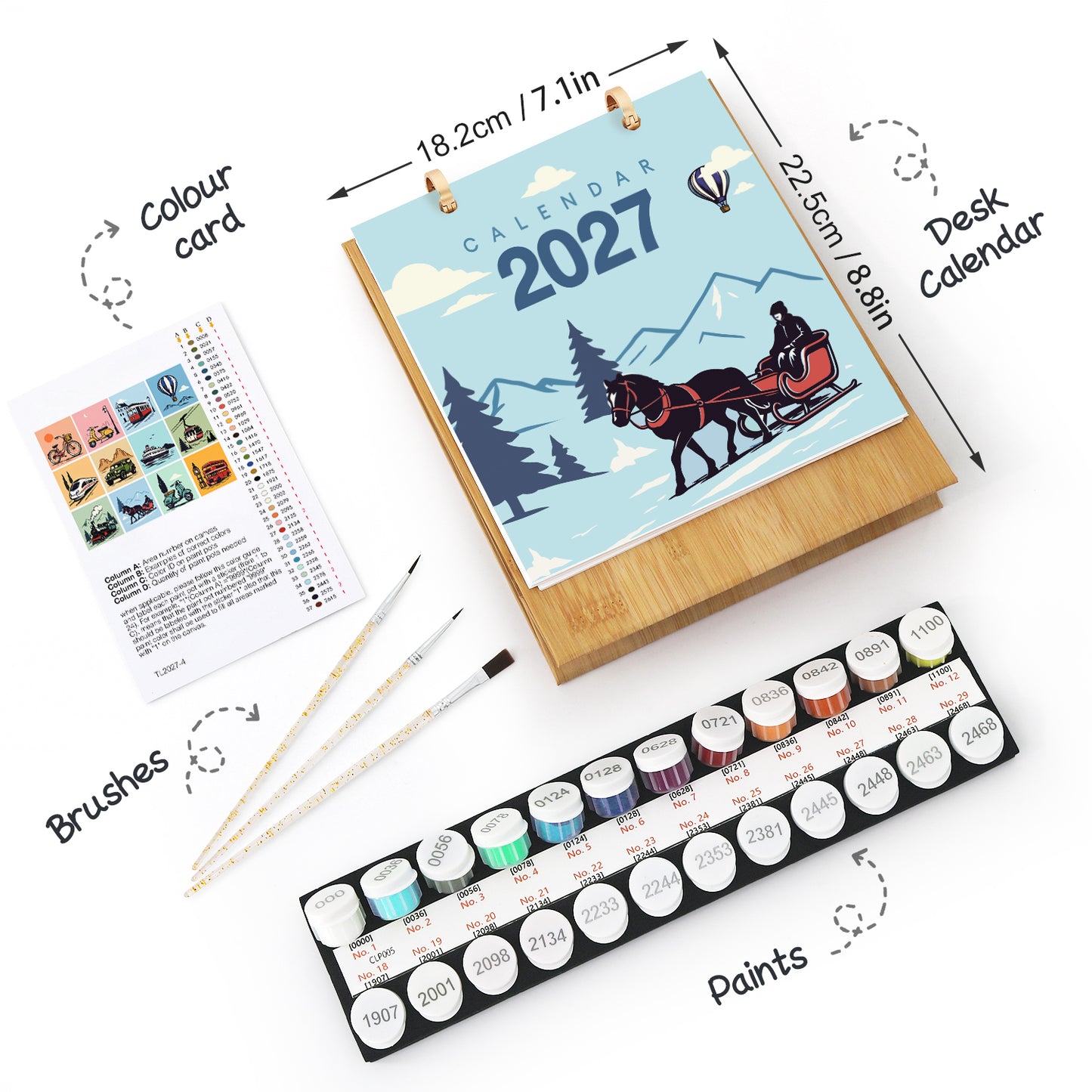 2027Retro Series - Calendar