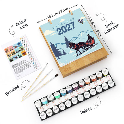 2027Retro Series - Calendar