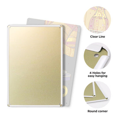 Beer and Beverages - Metal Tin Sign Paint