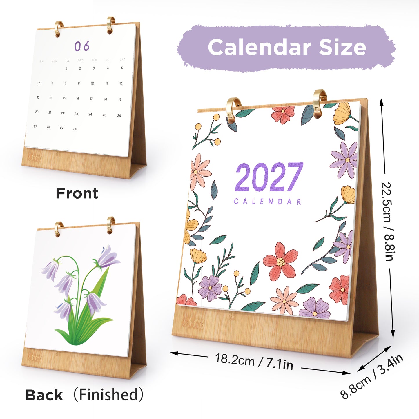 2027Flower Series-Calendar