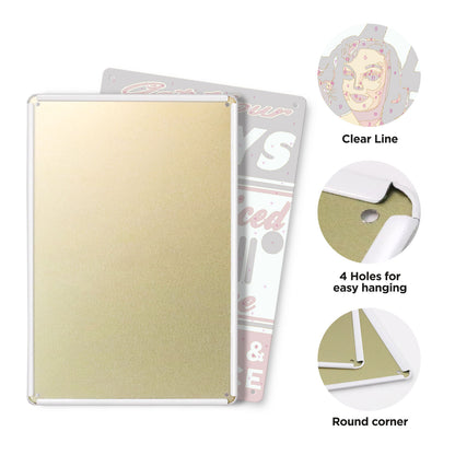 Sales and Service - Metal Tin Sign Paint