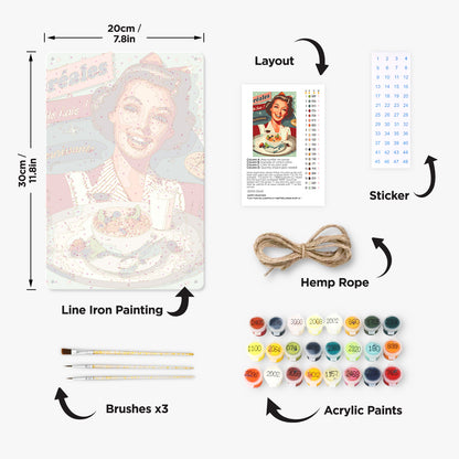 A Day of Vitality - Metal Tin Sign Paint