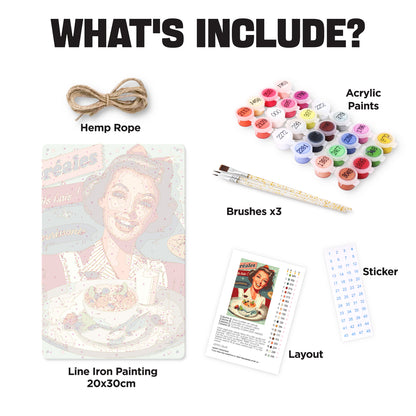 A Day of Vitality - Metal Tin Sign Paint