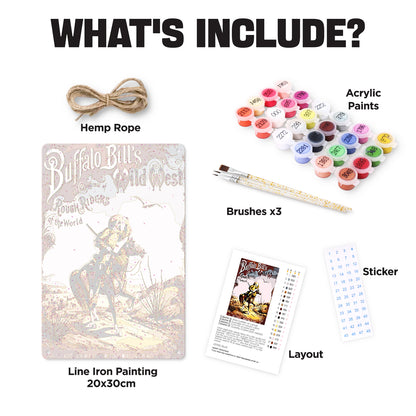 Brave Knight - Metal Tin Sign Paint