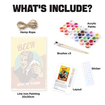 Fresh Beer - Metal Tin Sign Paint