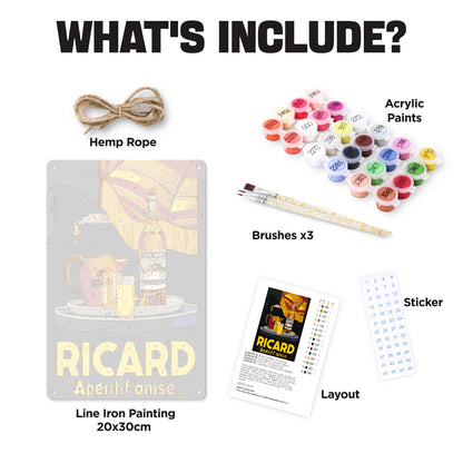 Beer and Beverages - Metal Tin Sign Paint