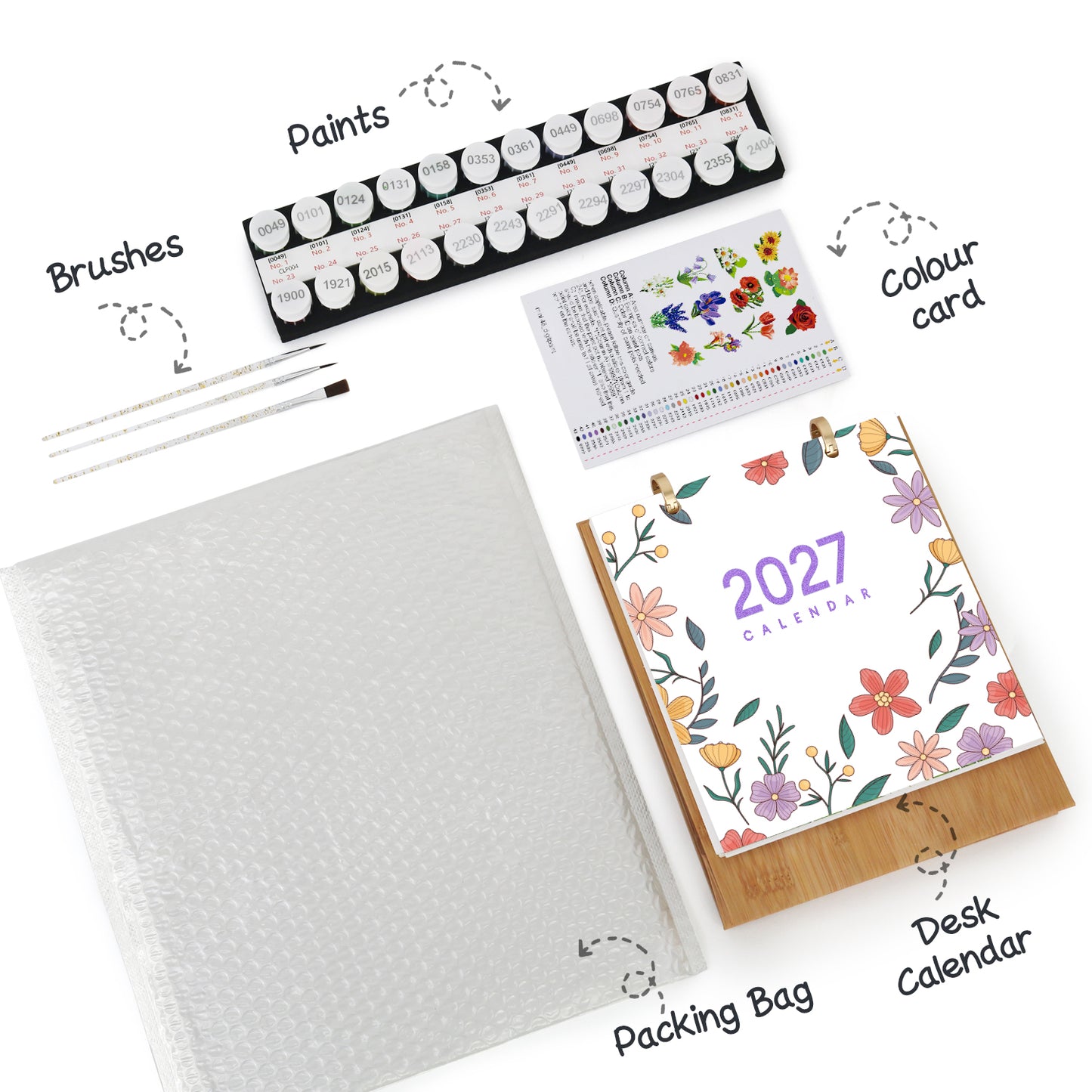 2027Flower Series-Calendar