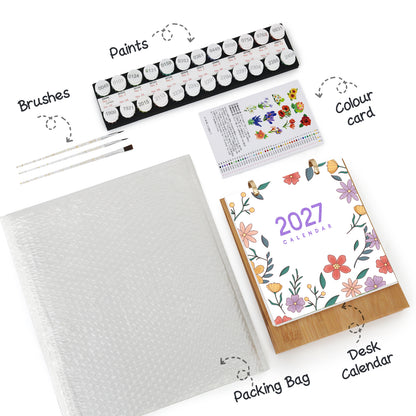 2027Flower Series-Calendar