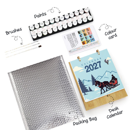 2027Retro Series - Calendar