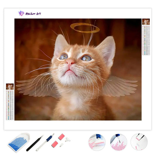 Angel Kitty door Maikoo™ Diamond Painting Kit