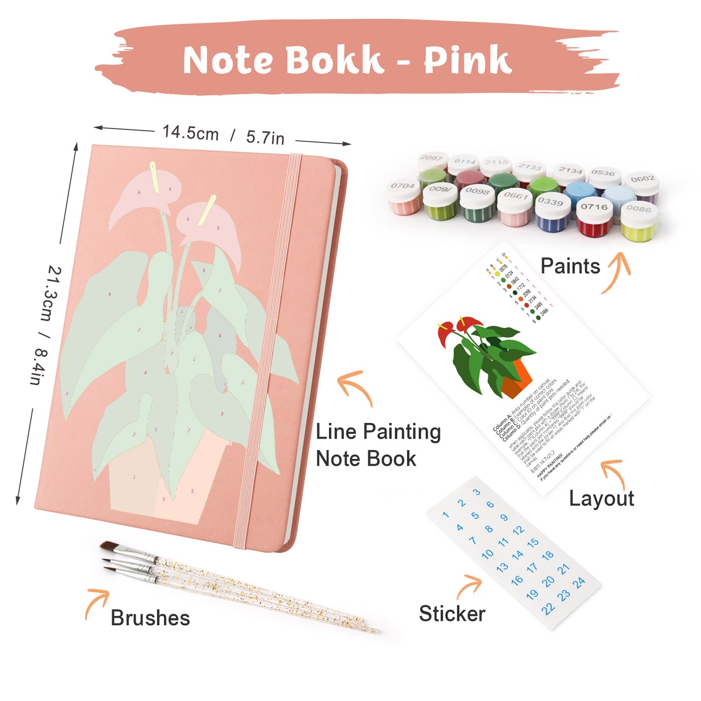 Anthurium PBN Notebook