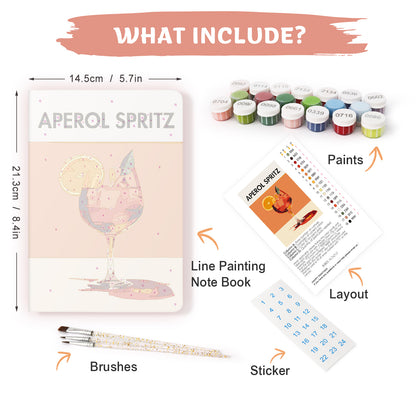 Aperol Spritz PBN Notebook