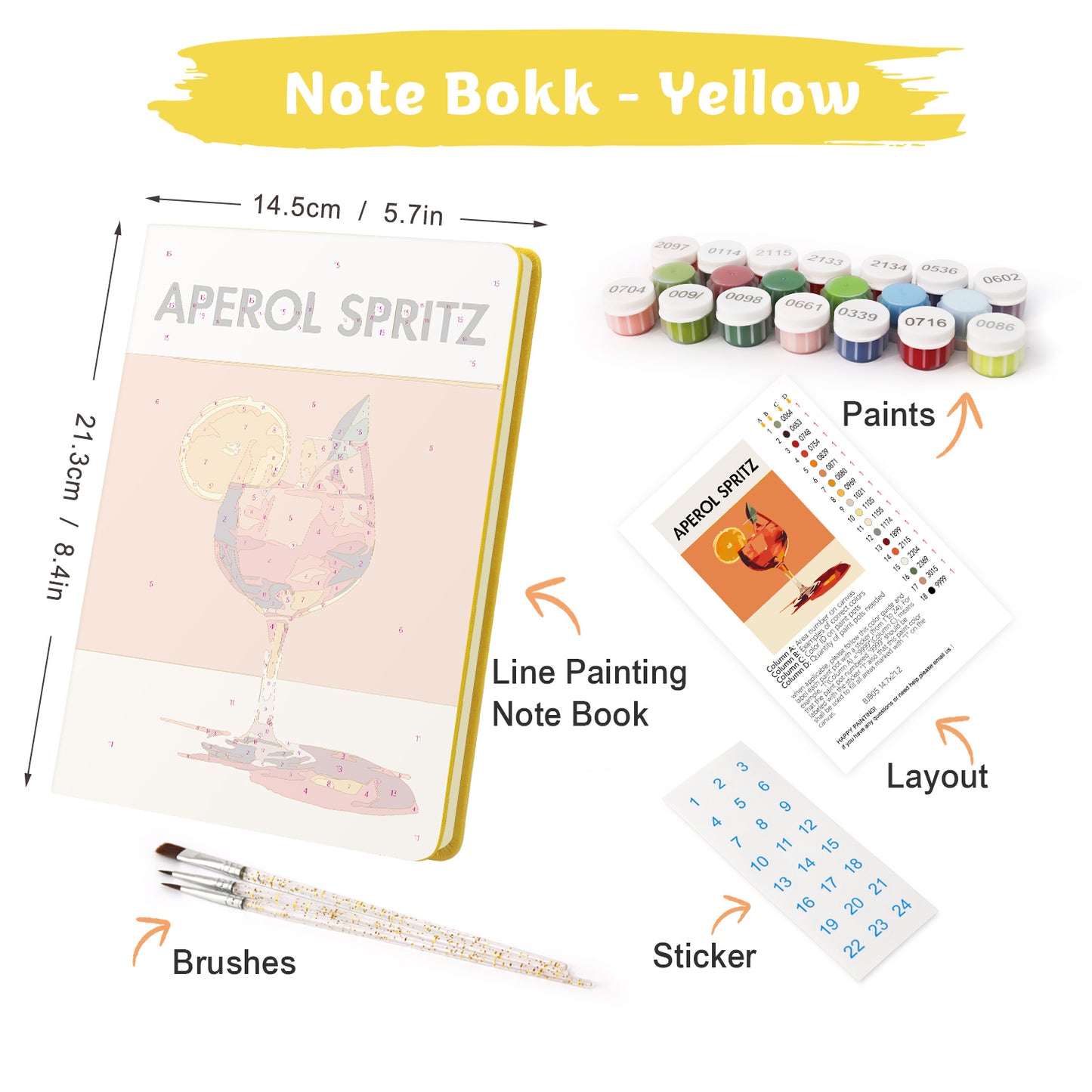 Aperol Spritz PBN Notebook