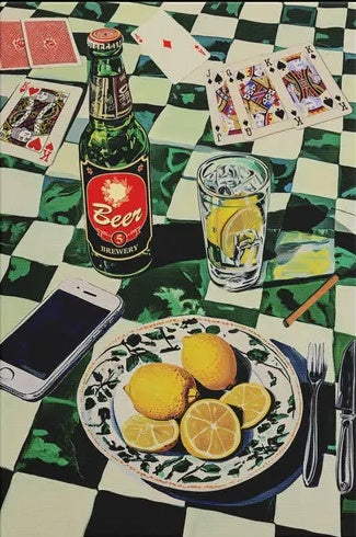 Beer and lemon - Paint by Numbers Kits