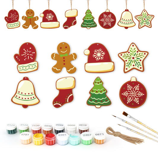 Bell PBN Christmas Ornaments