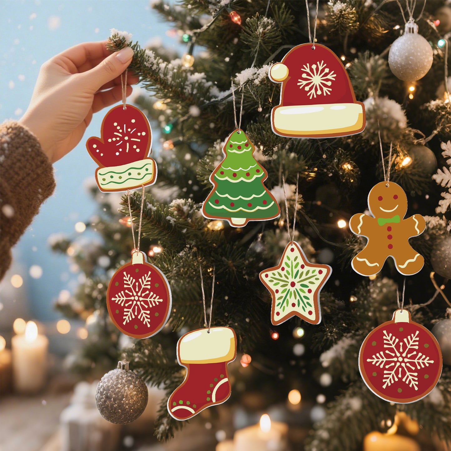 Bell PBN Christmas Ornaments