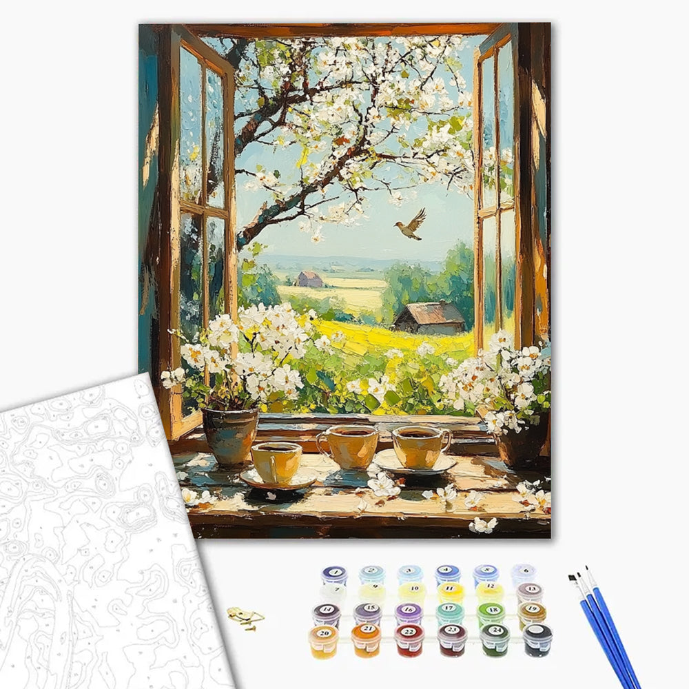 Birdsong and Flowers - Paint by Numbers Kits