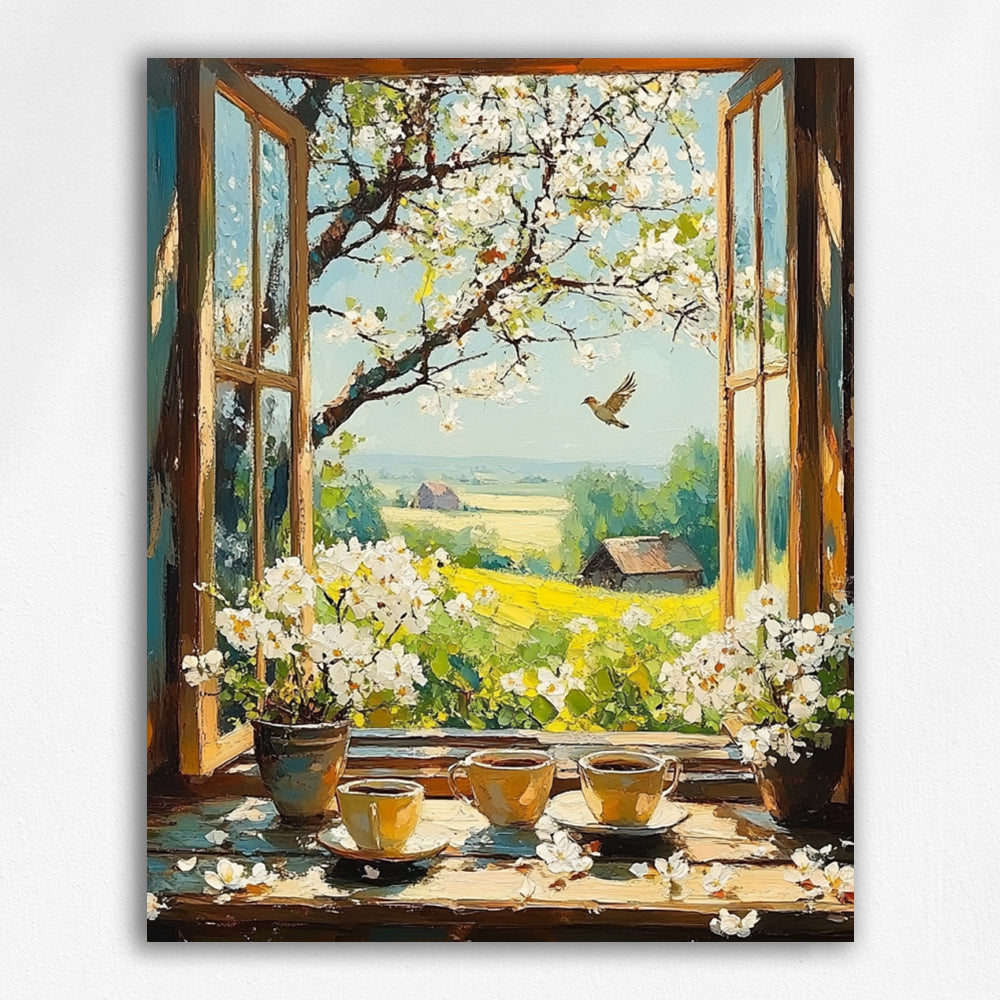 Birdsong and Flowers - Paint by Numbers Kits