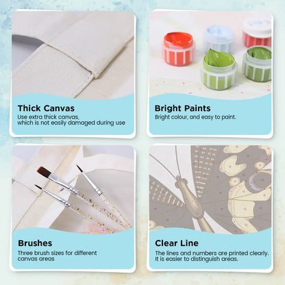 Black Butterfly PBN Bag