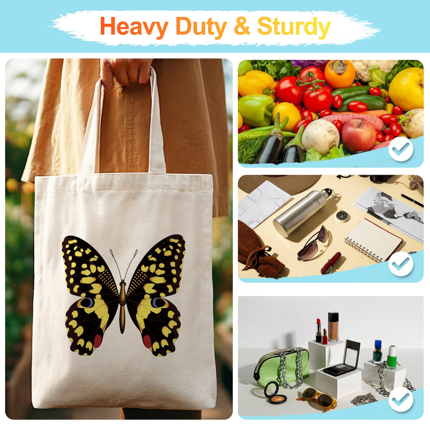 Black Butterfly PBN Bag
