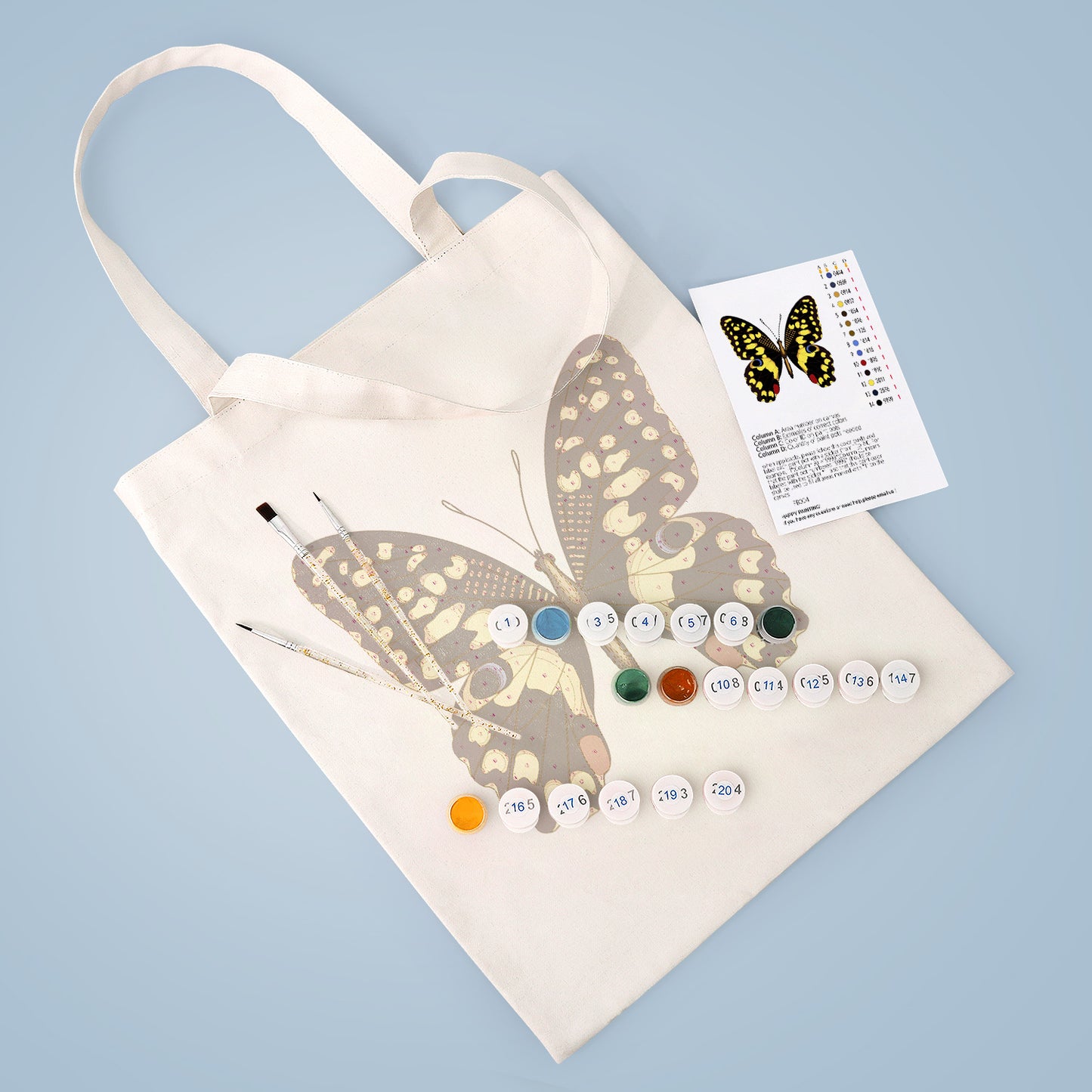 Black Butterfly PBN Bag