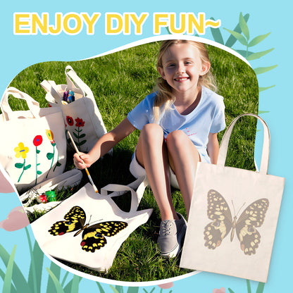 Black Butterfly PBN Bag