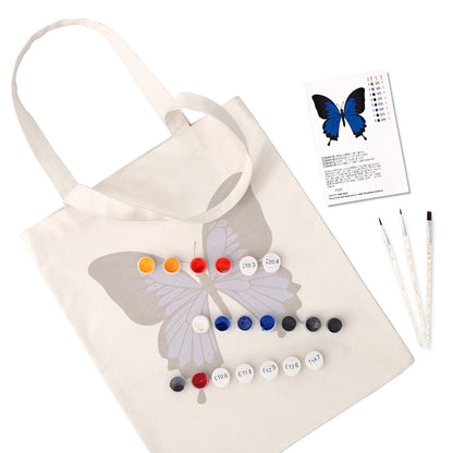 Blue Butterfly PBN Bag
