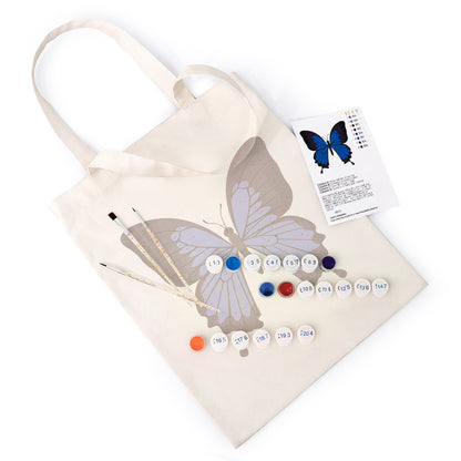 Blue Butterfly PBN Bag