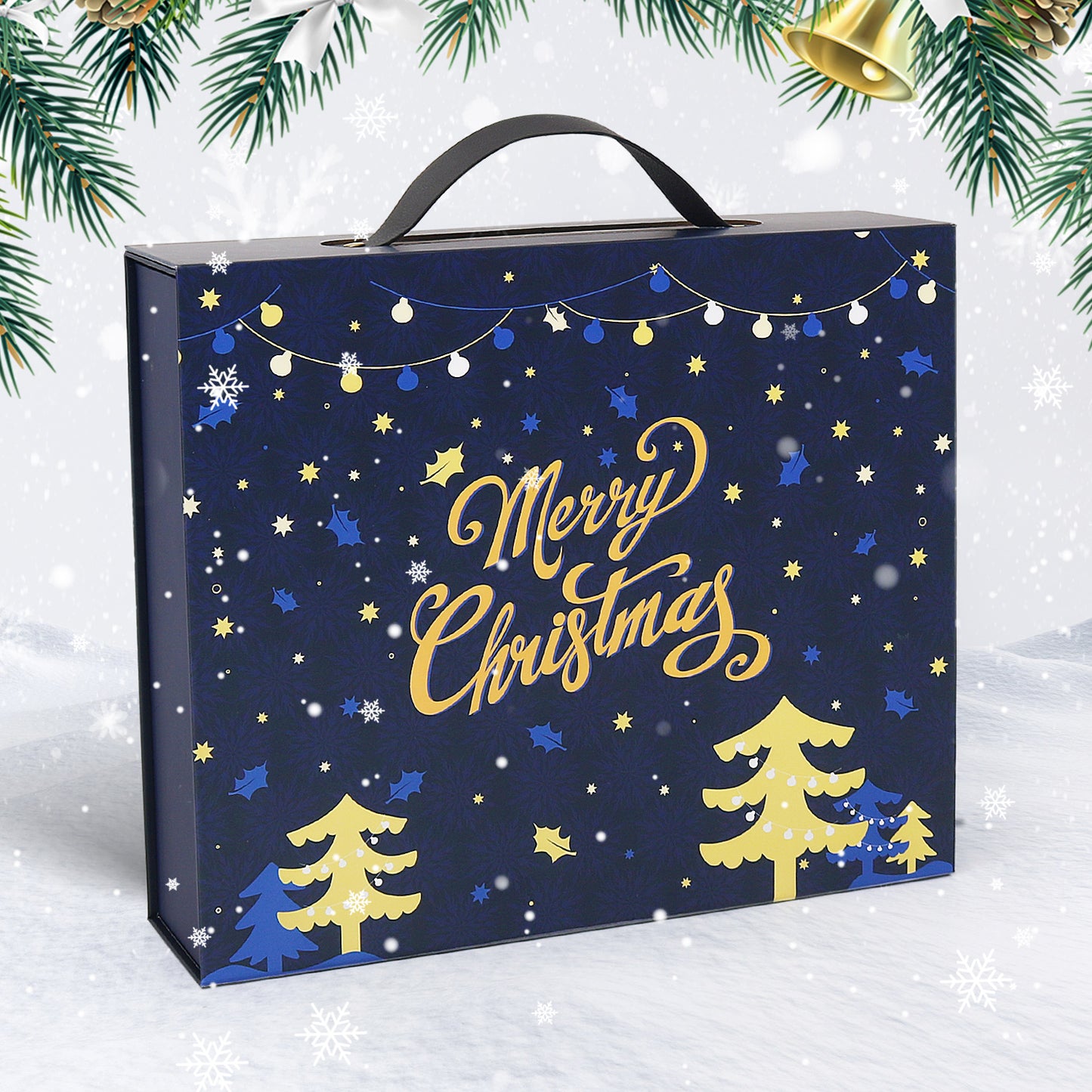 Blue Christmas-DP Calendar Gift Box