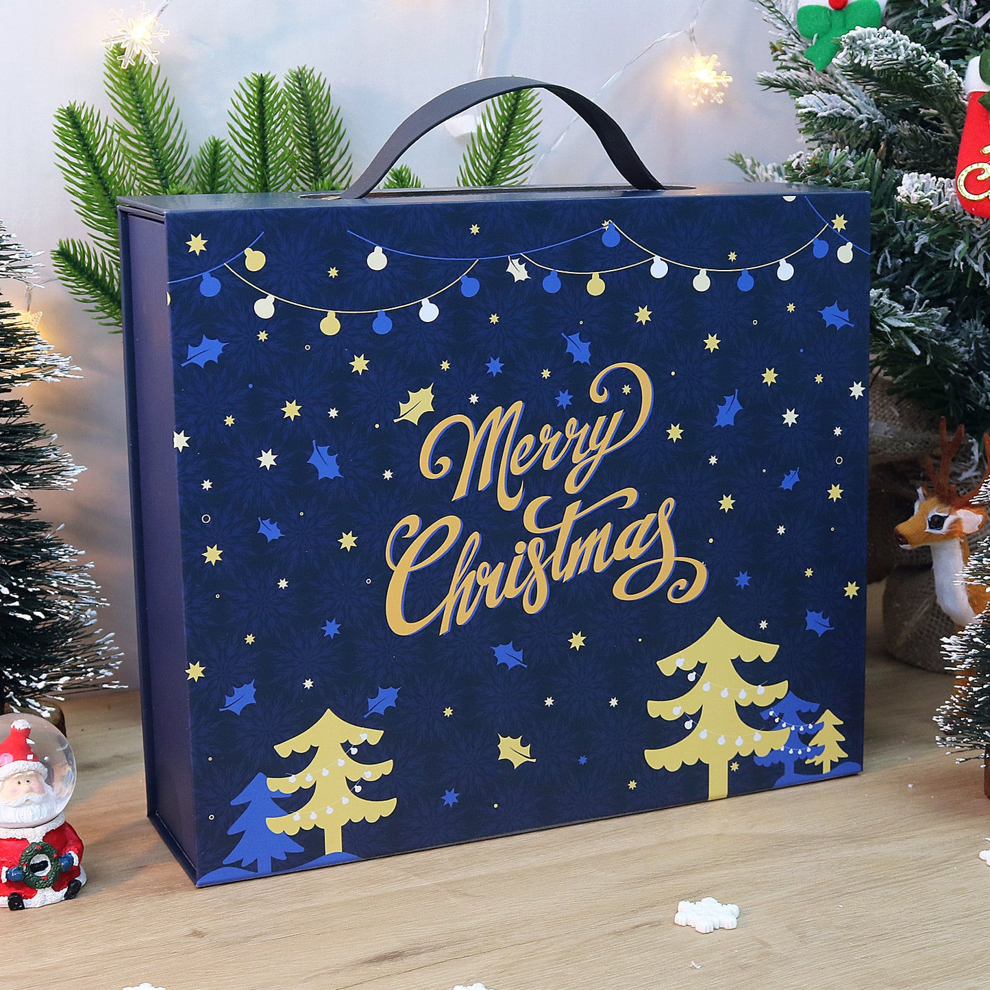 Blue Christmas-DP Calendar Gift Box