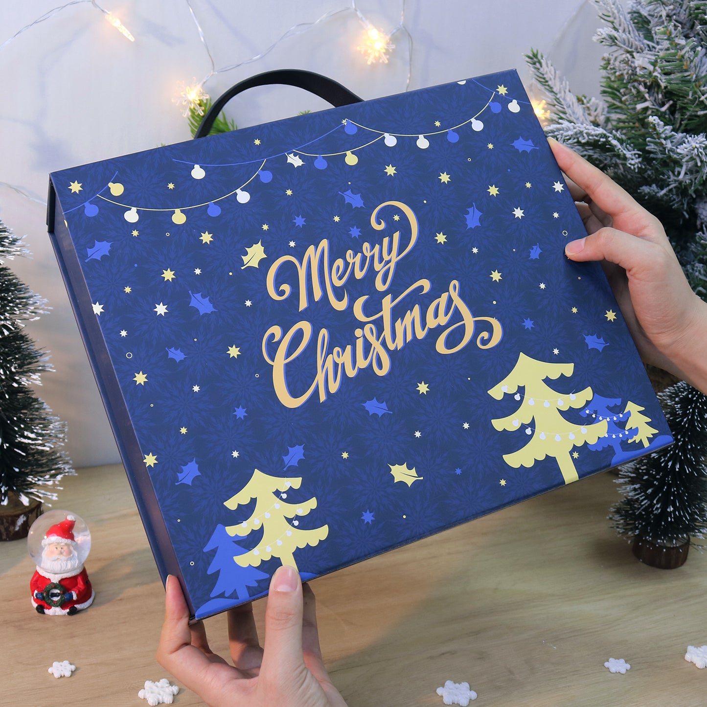 Blue Christmas-DP Calendar Gift Box