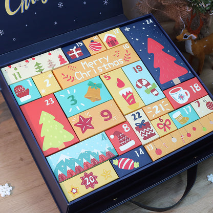 Blue Christmas-DP Calendar Gift Box