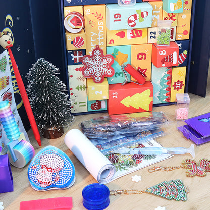 Blue Christmas-DP Calendar Gift Box