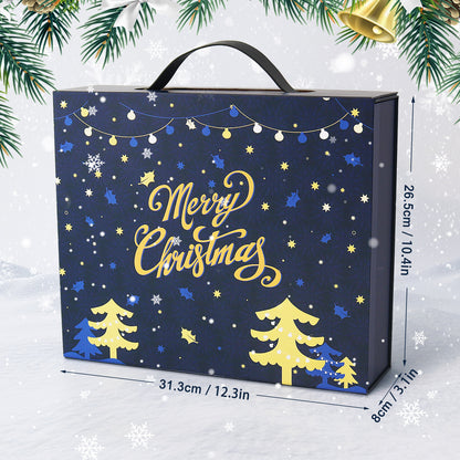 Blue Christmas-DP Calendar Gift Box