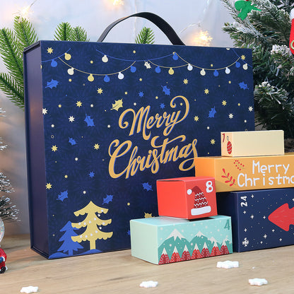 Blue Christmas-DP Calendar Gift Box