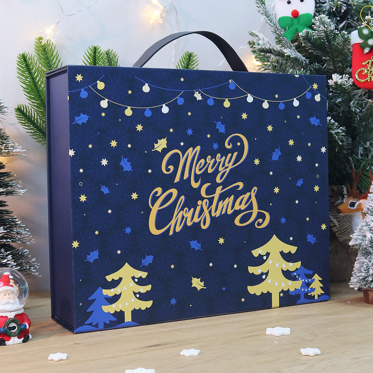 Blue Christmas-DP Calendar Gift Box
