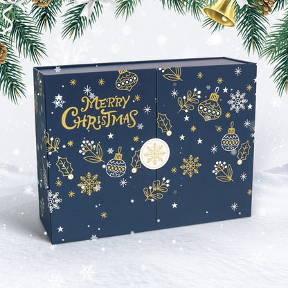 Blue Snowflake Christmas-PBN Calendar Gift Box